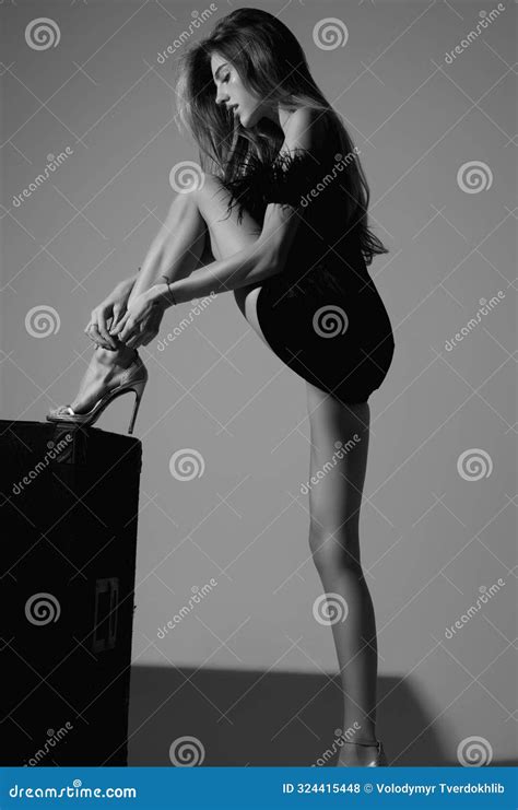 High Heels Near Naked Woman Body Female Shoes High Heels Fashion Shoe Fashionable Shoe Store