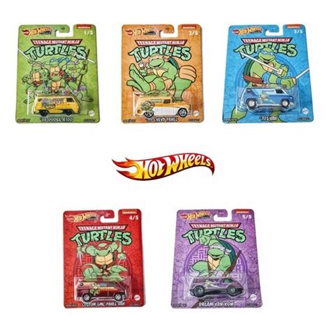 Hot Wheels Premium Pop Culture Tartarugas Ninjas Set c 05 em Promoção na Americanas