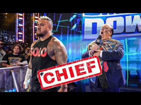 Solo Sikoa The New Tribal Chief Betrayal Over Roman Reigns Wwe