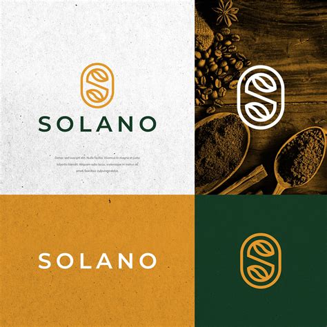 solano logo design coffee shop logo shop logo coffee shop