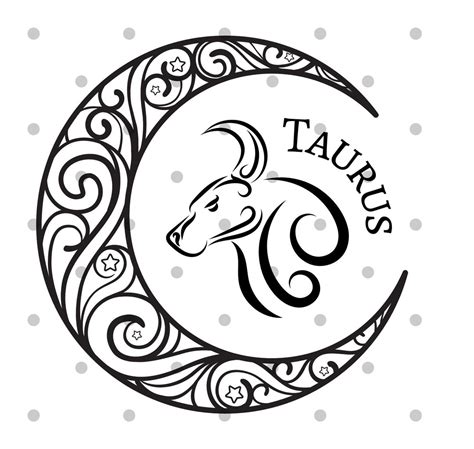 Taurus Astrology Zodiac Earth Sign April 20 May 21 Svg Png 