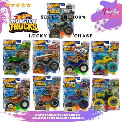 Promo Hot Wheels Grosir Kartonan Box Monster Truck A 2023 Lucky Chase Segel Diskon 23 Di Seller