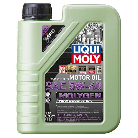 Liqui Moly Molygen New Generation 5W40 Engine Oil 1 Liter LM20230 By