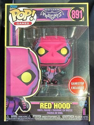 Funko Pop Red Hood Blacklight Dc Gotham Knights Gamestop