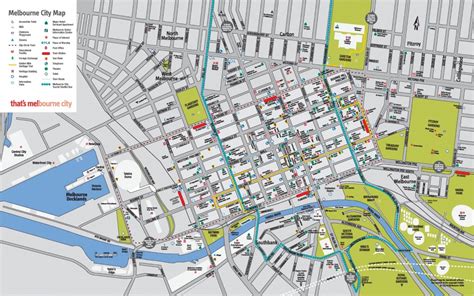 Melbourne Cbd Map Printable | Printable Maps