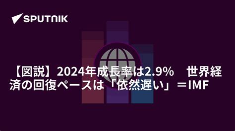 【図説】2024年成長率は29％ 世界経済の回復ペースは「依然遅い」＝imf 2023年11月14日 Sputnik 日本