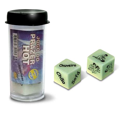 Jogo Do Prazer H Tero Dados Fosforescentes Divers O Ao Cubo Sex Shop Loja Fetiches