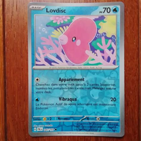 CARTE POKÉMON LOVDISC 047 193 reverse EV02 Evolutions à Paldea fr neuve