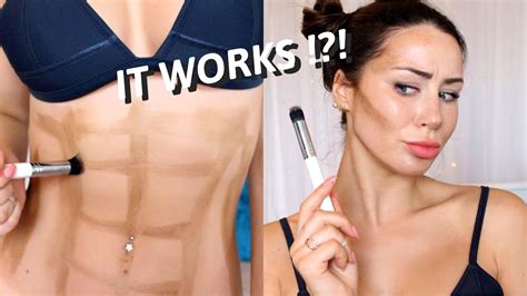 Fake Tan Contour Fakes Abs Tanning Hacks And My Self Tanning