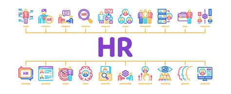 Hr Human Resources Minimal Infographic Banner Vector 17384586 Vector