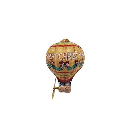 Tin Hot Air Balloon Hallmark Keepsake Christmas Tree Ornament