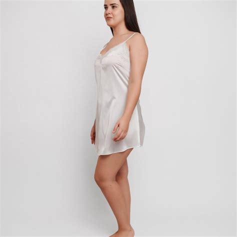 Paciana Dresses Silk Dress Sheer Nightgown Sexy Sheer Lingerie Babydoll Nightgown Poshmark