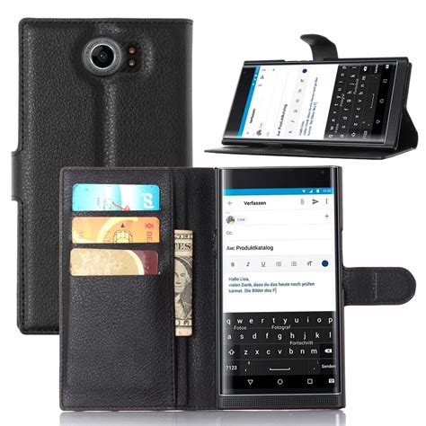 Fashion Original Pu Leather Flip Case Cover For Blackberry Priv Case