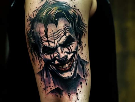 Joker Tattoo Meaning Symbolism Ideas