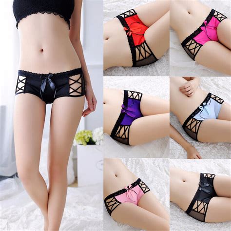 Pcs Mesh Briefs Hollow Out Knickers Panties Lingerie Sheer Underwear Sexy EBay