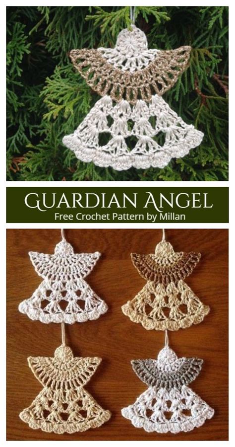 Easy Christmas Angel Ornament Free Crochet Patterns Artofit