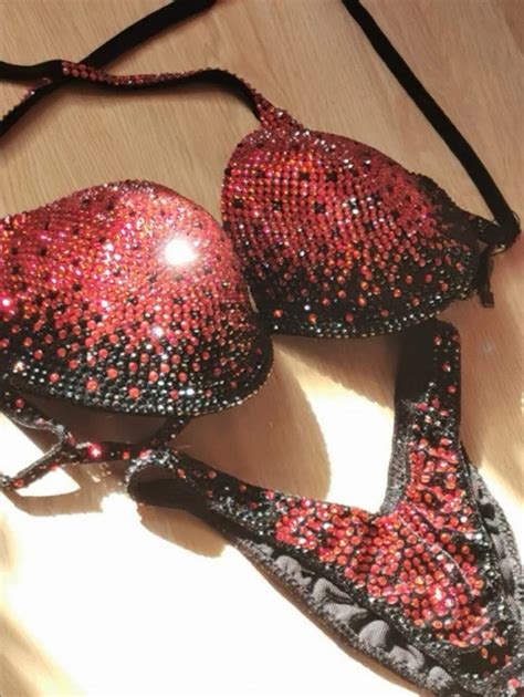 Wettkampf Bikini Posing Bikini Competition Suit Neu Dbfv Ifbb Npc Eur