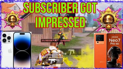 Subscriber Got Impressed Tdm Custom Room Bgmi😱😱 And Pubg Mobile