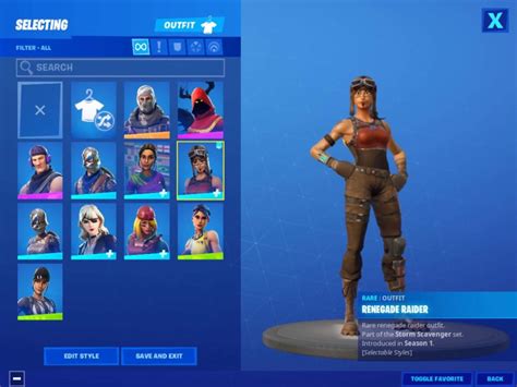 Renegade Raider Account For Sale Full Access Instant Delivery