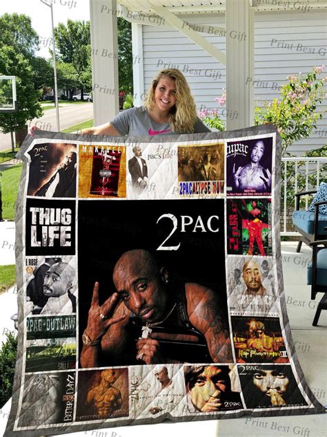 Tupac Shakur Albums Cover Poster Quilt - Dreamrooma