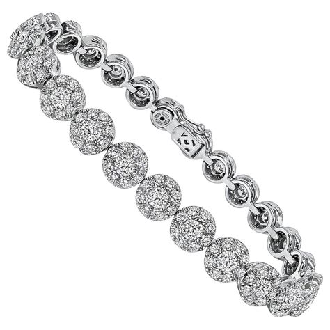 Classic Diamond Gold Tennis Bracelet For Sale At 1stdibs