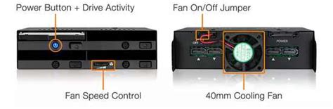 Icy Dock FlexiDOCK MB014SP B R1 4 Bay 2 5 Inch SATA SAS SSD HDD Hot Swap Docking Enclosure For 5