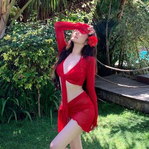 Four Piece Swimsuit Lace Slimmer Look Bikini Hot Spring Beach Gauze Gathering Swimsuit Shopee