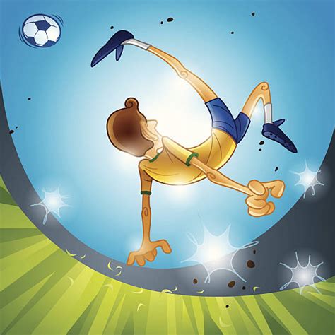 Bicycle Kick Illustrations Royalty Free Vector Graphics And Clip Art