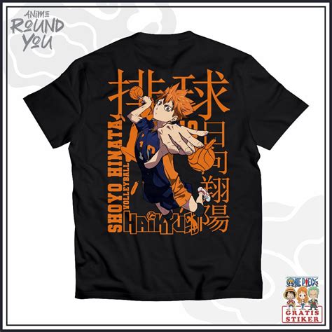 Jual Kaos Shoyo Hinata Haikyu 005 Baju Anime Katun 24s Jepang T Shirt