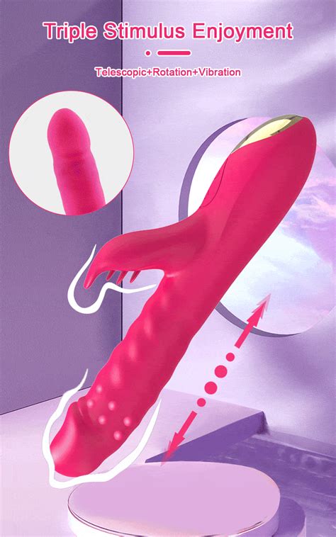 Thrusting Dildo With Clit Vibrator DikToy