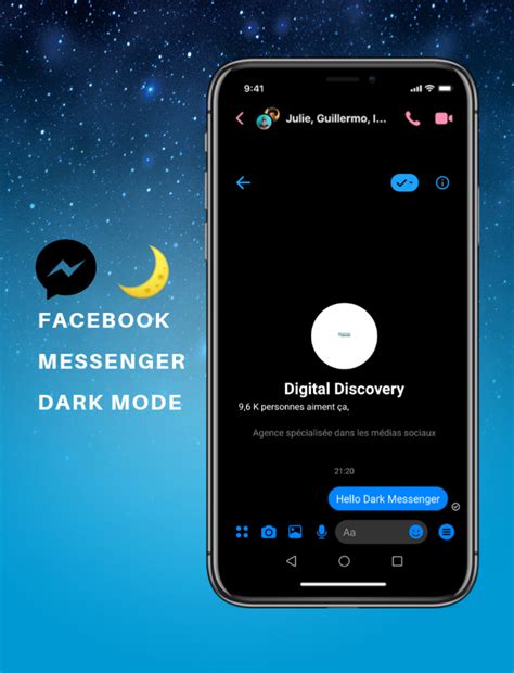 Facebook Messenger: How to activate the Dark Mode