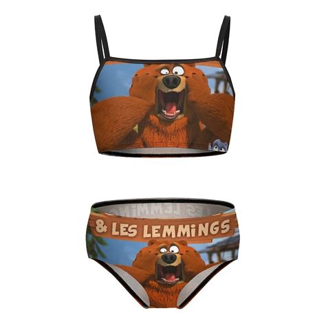Grizzy And The Lemmings Girls Bikini Swimsuits Two Piece Beach Bathing Suit Swimwear Y Cm