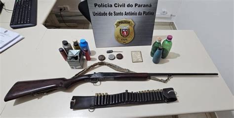 Pc Prende Em Flagrante Suspeito Por Posse Ilegal De Arma De Fogo