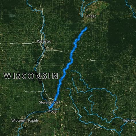 Wisconsin River Map