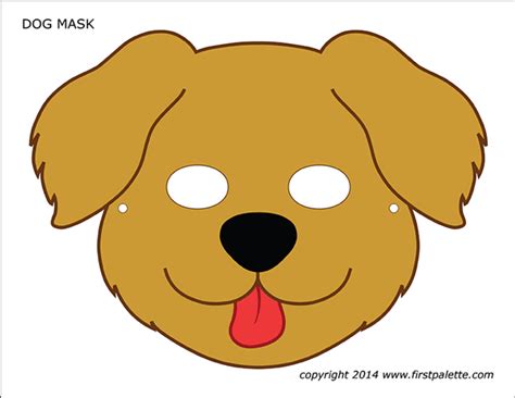 Dog Or Puppy Masks Free Printable Templates And Coloring Pages