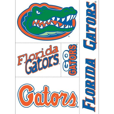 Florida Gators Decals 5ct Party City