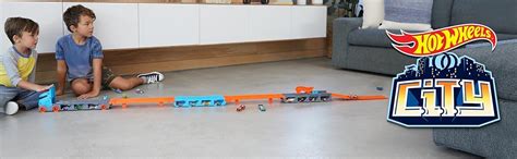 Hot Wheels GVG In Rennbahn Transporter Zur Aufbewahrung Mit