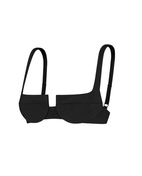 Black Underwire Bikini Top Balconette Bikini