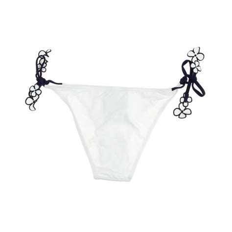 Bas De Bikini Blanc Bleu Femme Nana Cara Julia Espace Des Marques