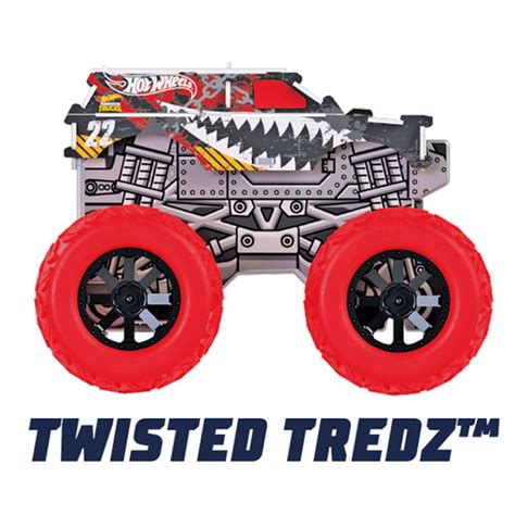 Bladez Toyz Vehiculo Pull Back Para Armar Hot Wheels Mini Pack Monster TrucksTWISTED TREDZ