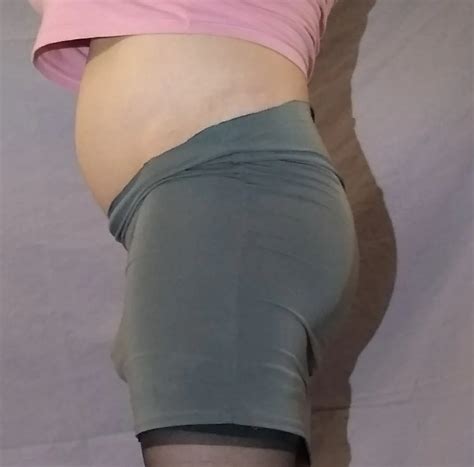 Shemale Bubble Butt In Mini Skirt Shows Big Clit And Huge Ti Nude