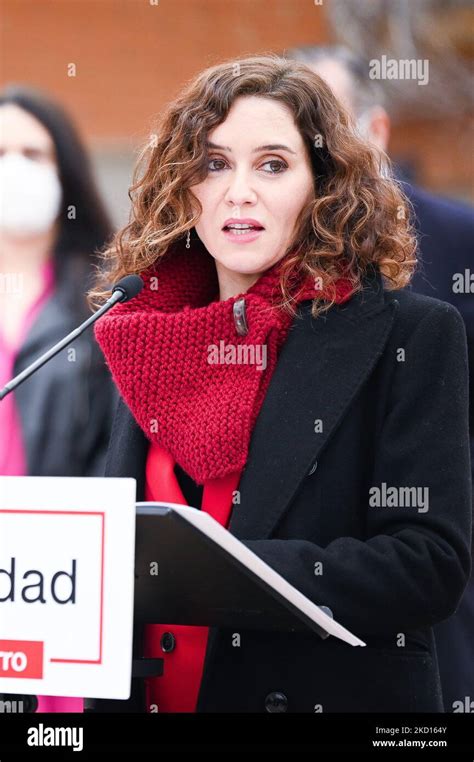 La Presidenta De La Comunidad De Madrid Isabel D Az Ayuso Presenta La