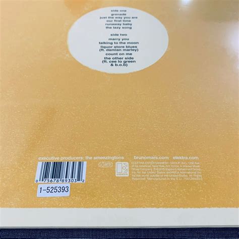 Bruno Mars Doo Wops Hooligans Imported Edition Vinyl Hobbies