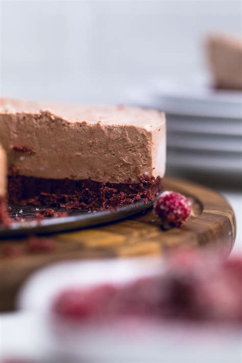 No Bake Vegan Chocolate Cheesecake Make It Dairy Free