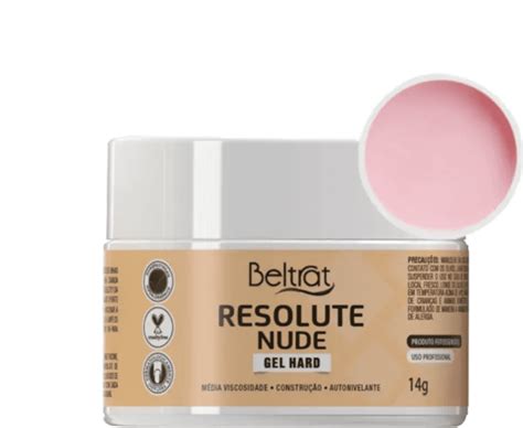 Gel Construtor Para Unhas De Gel Beltrat Gel Hard Resolute Nude Beleza Na Web