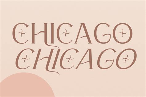 CHICAGO Font | Rezastudio | FontSpace