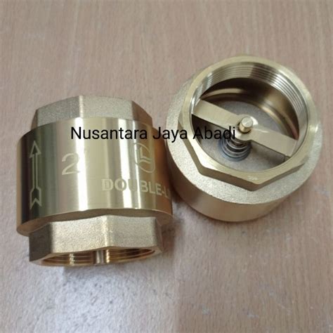 Jual Tusen Klep Kuningan Bronze Brass Drat 2 Inchi DN 50 Vertical