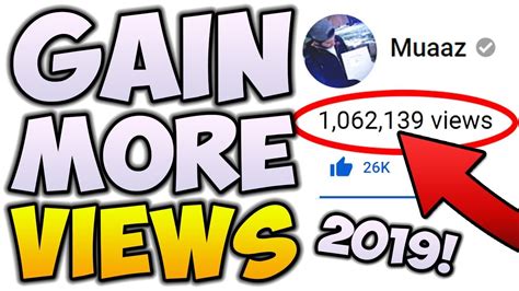 How To Get 1 MILLION Views On YOUR Videos 2019 Get More VIEWS On