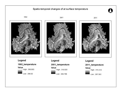 surface temperature   study area  scientific diagram