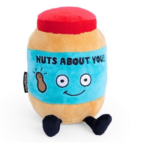 "Nuts About You" Plush Peanut Butter Jar – Punchkins LLC
